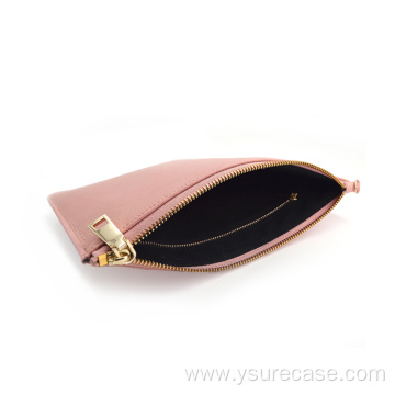 Wholesale Custom Logo Design Women Zip Clutch Bag